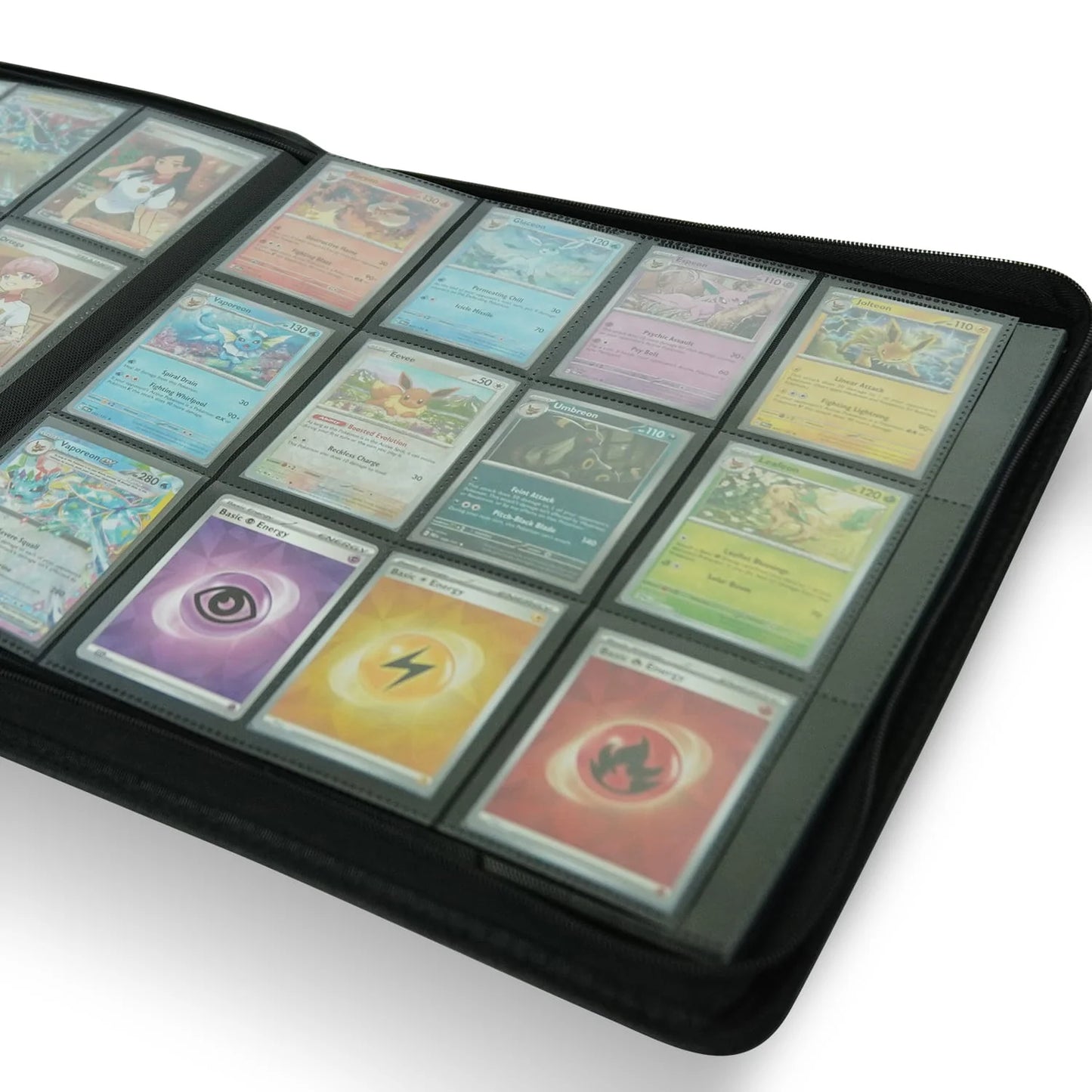 Classeur EVORETRO 4 × 3 à fermeture éclair pour 528 cartes