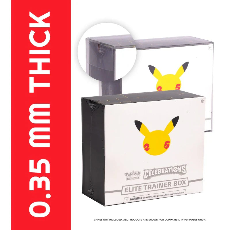 Protecteurs PET EVORETRO pour ETB Pokémon (5 Pack)