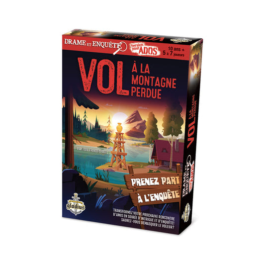 Drame et Enquête – Vol à la Montagne Perdue (FRANCAIS)