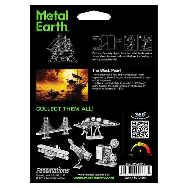 Metal Earth - The Black Pearl - Pirate ship