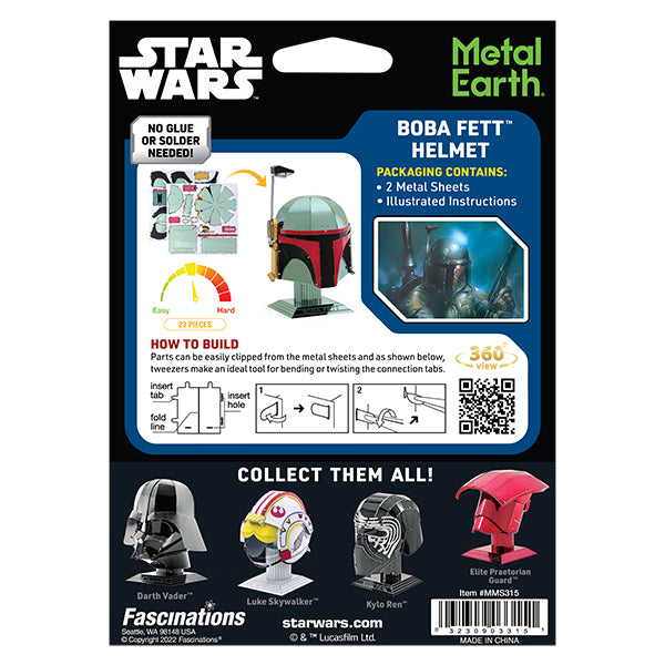 Metal Earth - STAR WARS - Boba Fett Helmet