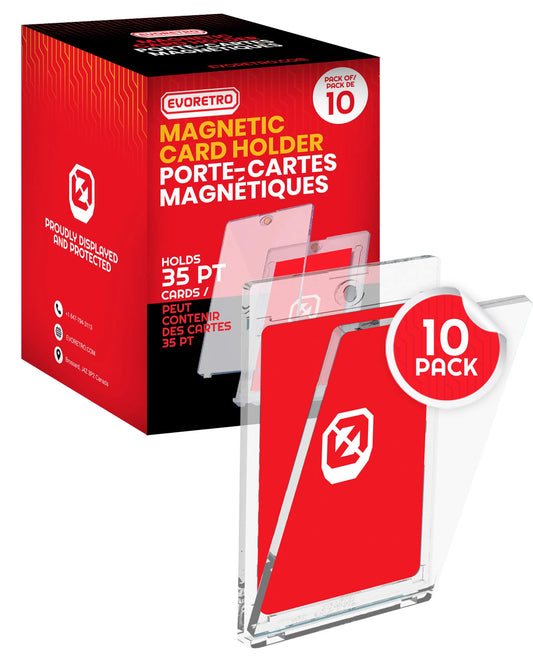 Boîtier magnétique One Touch EVORETRO 35 pt pour cartes à collectionner (Paquet de 10)