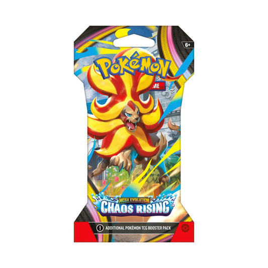 SLEEVED POKEMON ME04 CHAOS RISING PACK
