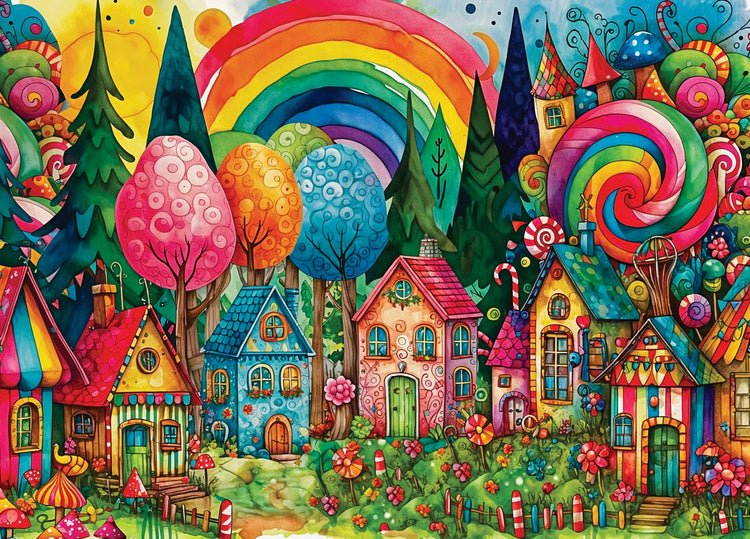 DELFY - SWEET HOUSES IN THE FOREST, 1000 PCES