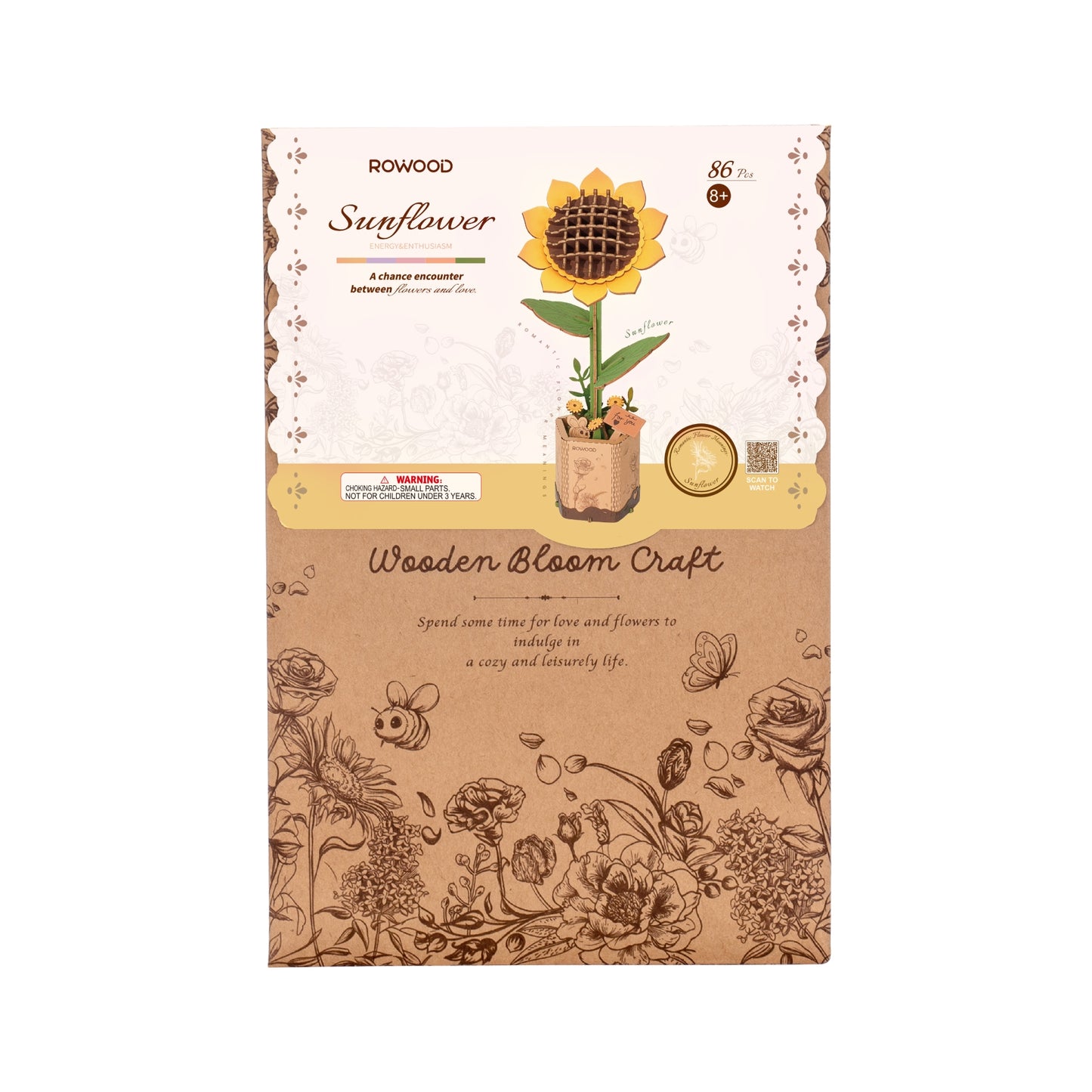 ROWOOD Sunflower Wood Puzzle TW011