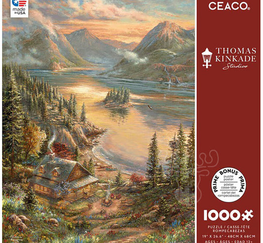 Ceaco - Thomas Kinkade Lakeside Splendor Puzzle 1000pcs