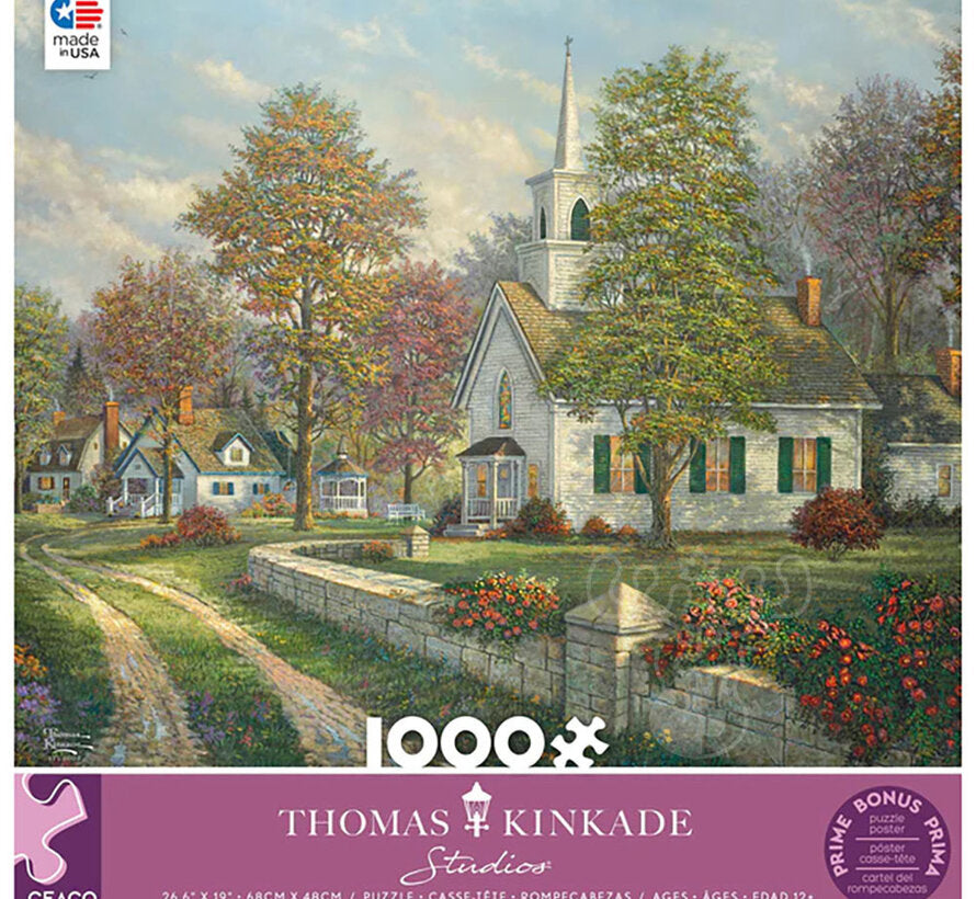 Ceaco - Thomas Kinkade Serenity Chapel Puzzle 1000pcs