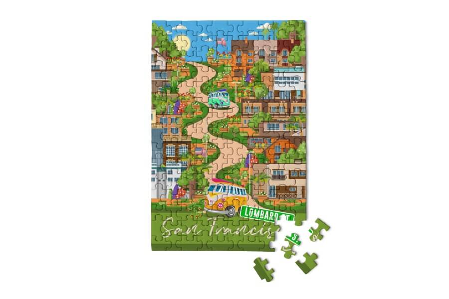 Micro Puzzles - San Francisco Lombard Street