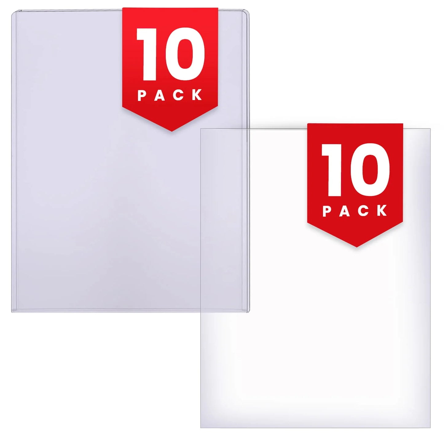 Ensemble de « toploaders » géants et de pochettes