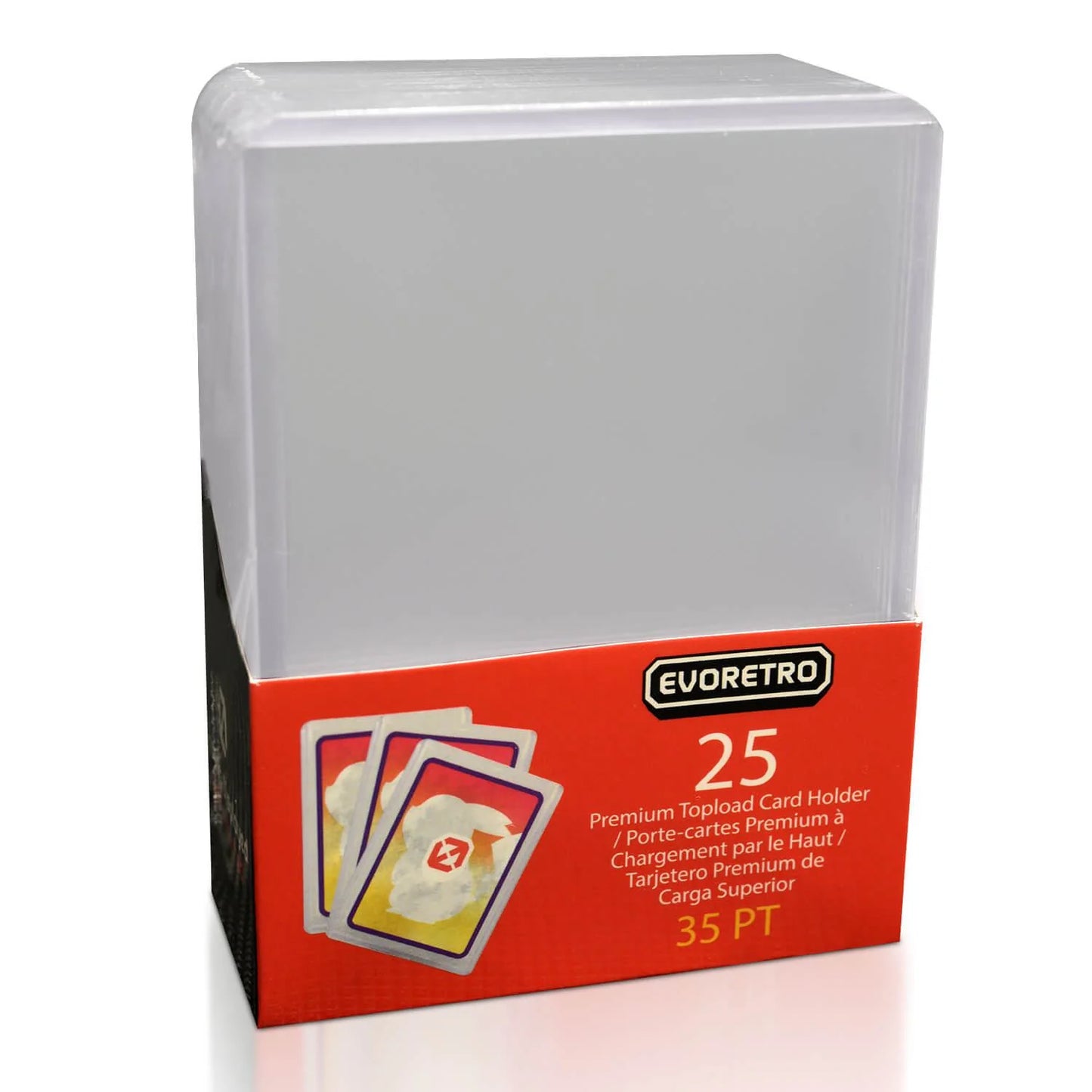 25 Toploaders EVORETRO 35 pt